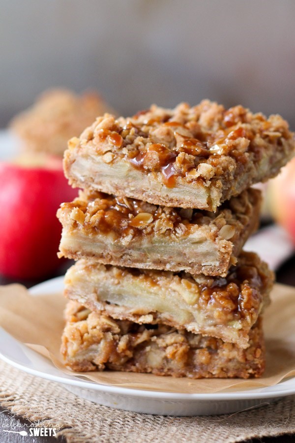apple crumb bars fall desserts recipe