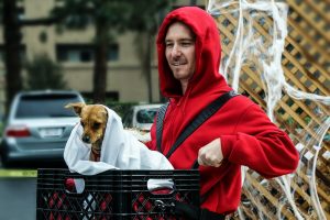 ET dog and human costume diy
