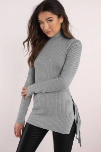 tobi.com becca turtleneck ribbed knit sweater