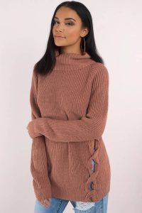 tobi.com need you lace up turtleneck sweater