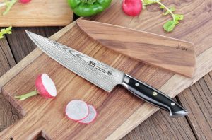 chef knife with sheath