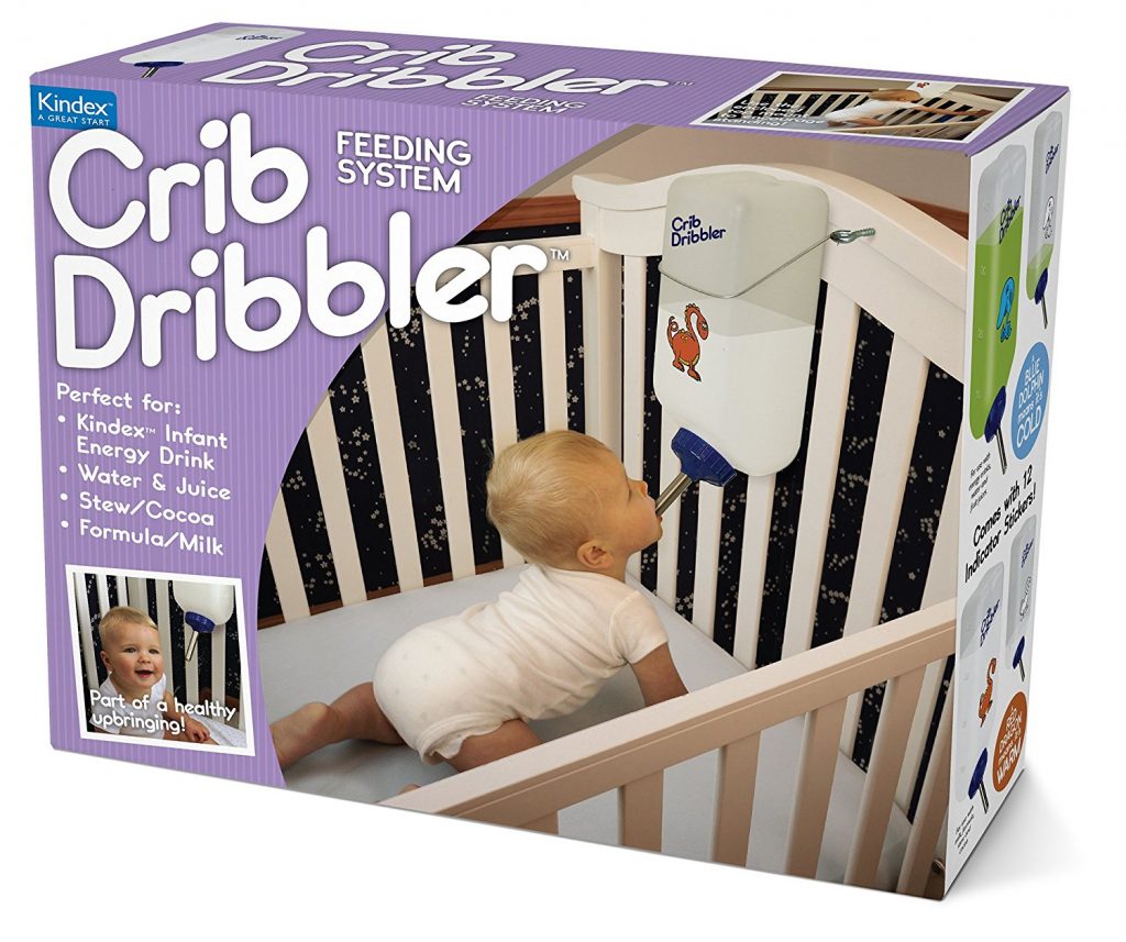 prank gift box: crib dribbler
