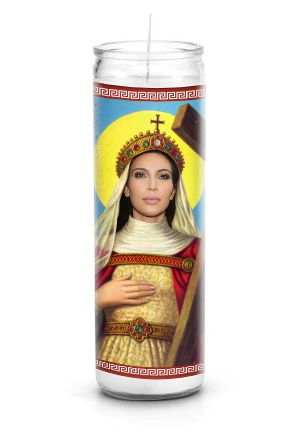 kim kardashian prayer candle