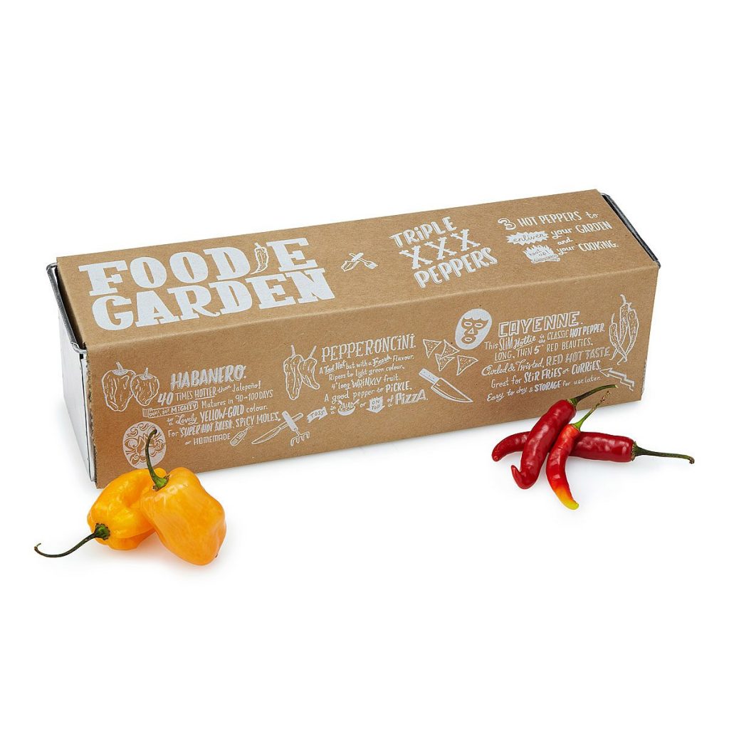 white elephant gifts that don't suck - triple peppers grow kit