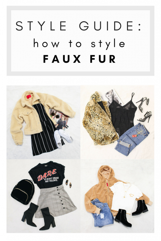 how to style faux fur pinterest