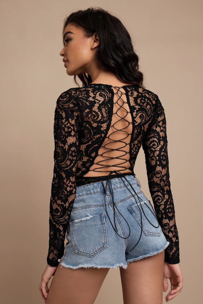 black-show-stoppin-lace-up-bodysuit