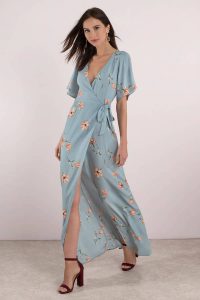 Shop the LAYLA BLUE MULTI FLORAL MAXI DRESS at tobi.com!