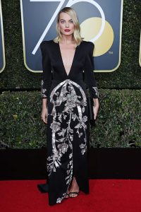 Mandatory Credit: Photo by REX/Shutterstock (9307701hm) Margot Robbie 75th Annual Golden Globe Awards, Arrivals, Los Angeles, USA - 07 Jan 2018