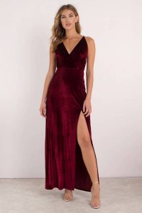 Get that sleek look with the Embrace Me Velvet Maxi Dress. Featuring a velvet maxi dress. Pair with heels and statement jewelry.
