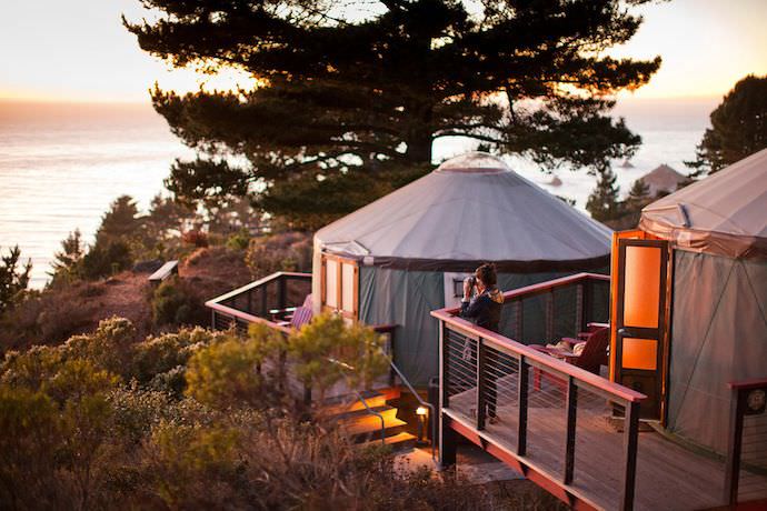 vacations for couples yurt big sur