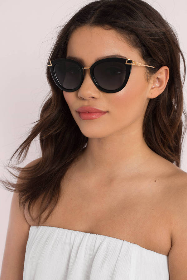 tobi.com - black melrose sunglasses