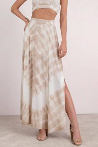 Shop the GIVE IT A TIE DYE BROWN MULTI MAXI SKIRT at tobi.com!