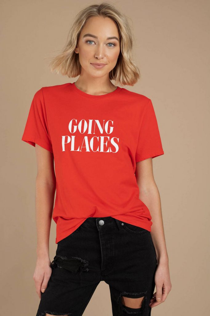 red-going-places-tee